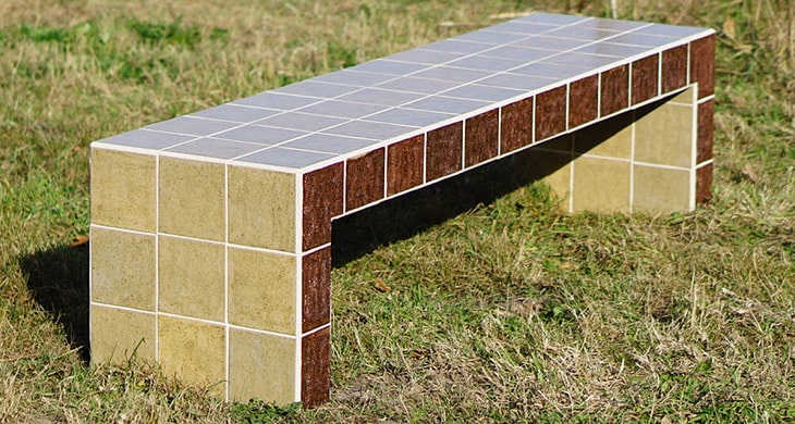 Glazuurtegels kunstobject