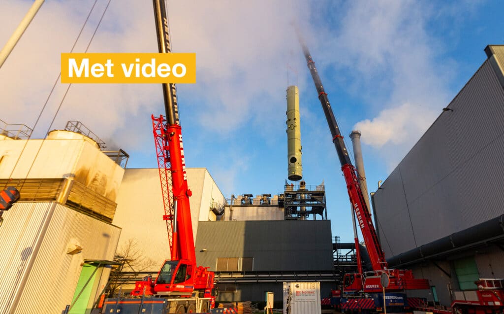 Afbeelding van de nieuwe rookgaswasser